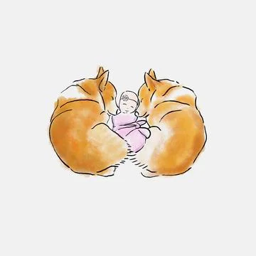 Sleeping Illustrazione stock