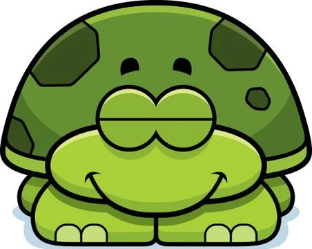 Sleeping little turtle Illustrazione stock