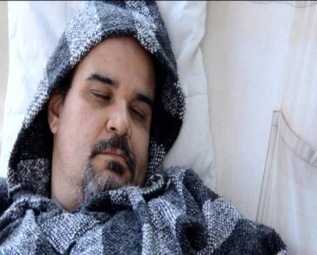 Sleeping man Video stock 6251739