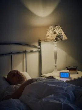 Sleeping man Foto stock