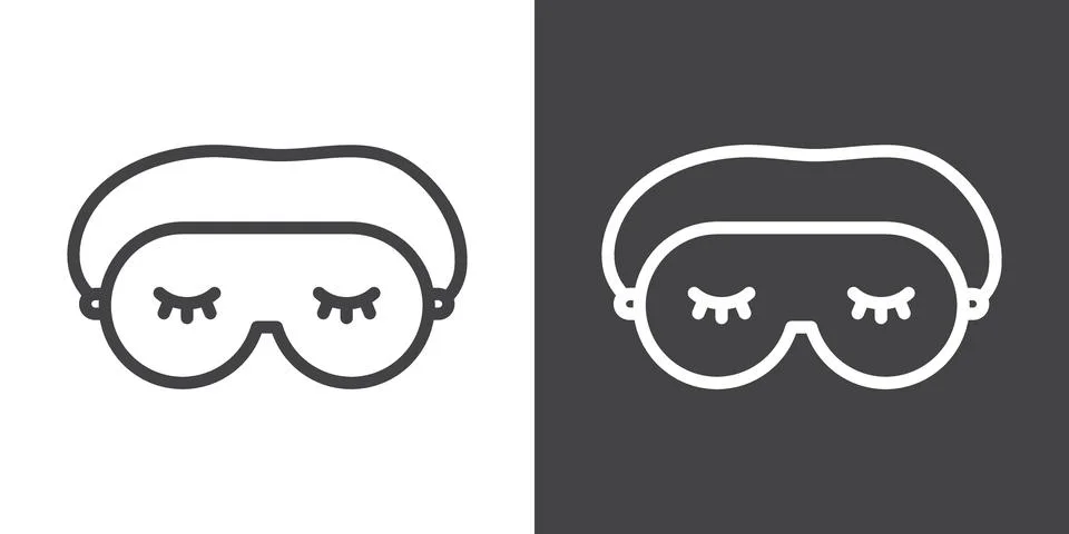 Sleeping mask icon イラスト素材