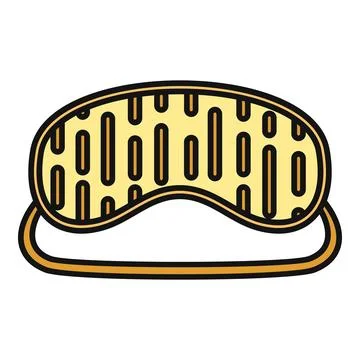 Sleeping mask icon for rest and comfortable sleep Stock Illustration