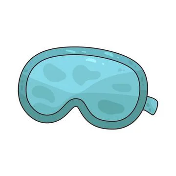 Sleeping Mask illustration Stock Illustration