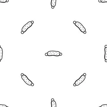 Sleeping mask pattern seamless black Stock Illustration