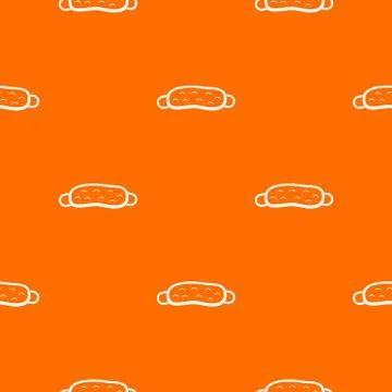 Sleeping mask pattern seamless Stock Illustration