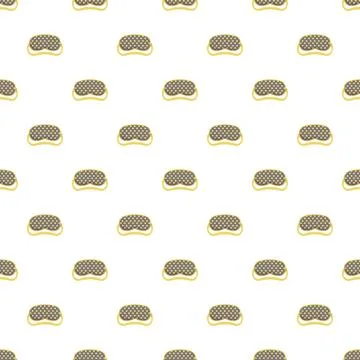 Sleeping mask polka dot seamless pattern design Stockillustratie