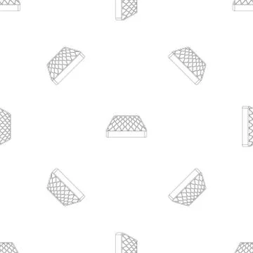 Sleeping mattress pattern seamless Illustrazione stock