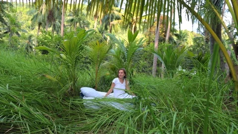 Sleeping in the nature Stock Footage 90743788