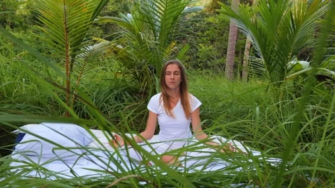 Sleeping in the nature Stock Footage 90744856