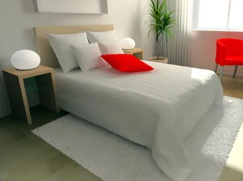 Sleeping room Stock Illustration