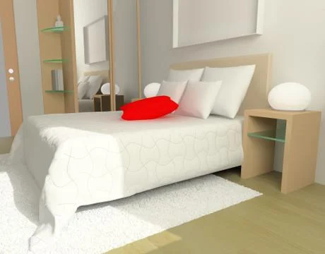 Sleeping room Stock Illustration