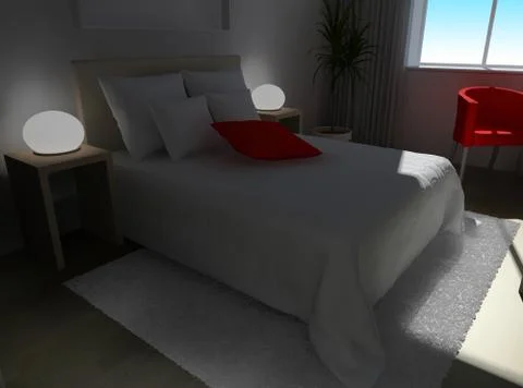 Sleeping room Stock Illustration