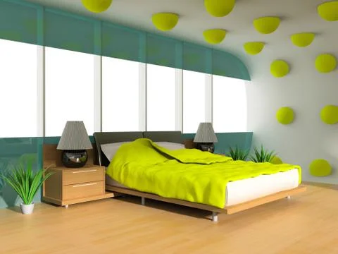 Sleeping room Stock Illustration