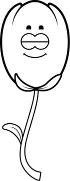 Sleeping Tulip Stock Illustration