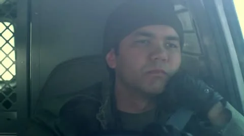 Sleeping at the Wheel Stock Footage 22778484