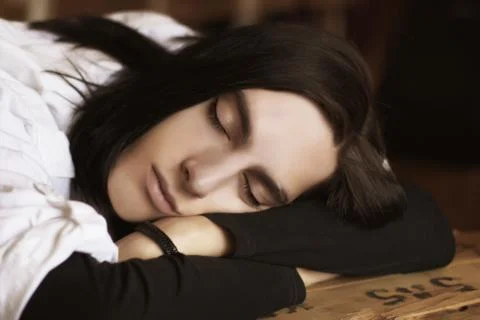 Sleeping young man Stock Photos