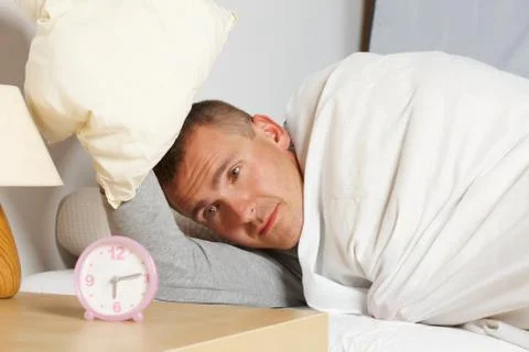Sleepling man Stock Photos