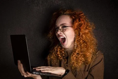 Sleepy freelancer Stock Photos