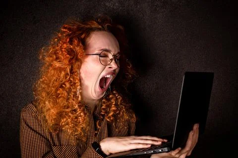 Sleepy freelancer Stock Photos