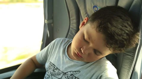 Sleepy young passanger 2 Stock Footage 64732089