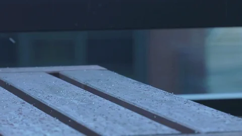 Sleet on Table - Slow Motion 動画素材 84227778