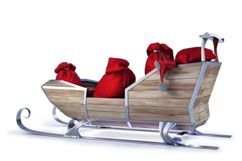 Sleigh Ilustração Stock