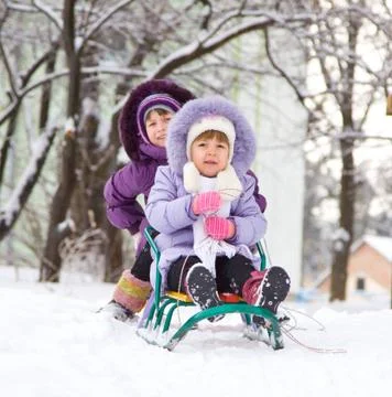 A sleigh Stock Photos