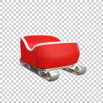 Sleigh santa Stock Illustration