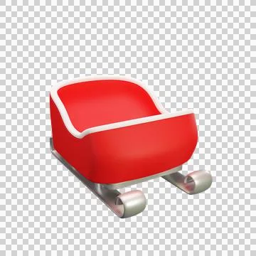 Sleigh santa Stock Illustration