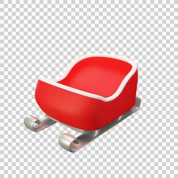 Sleigh santa Stock Illustration