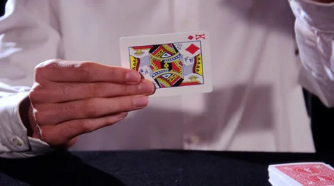 Sleight of hand Stock Footage 32199344