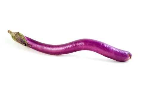 Slender eggplant Stock Photos