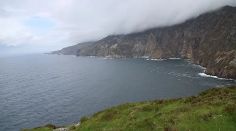 Sliabh Liag Cliffs, Donegal Stock Footage 46053694