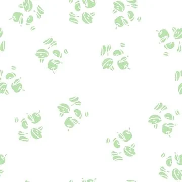Slice apple cut fruit leaf glyph seamless pattern Illustrazione stock
