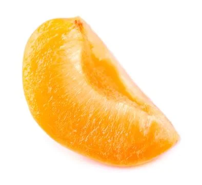 Slice of apricots Stock Photos