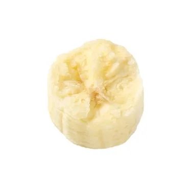 Slice of banana Stock Photos