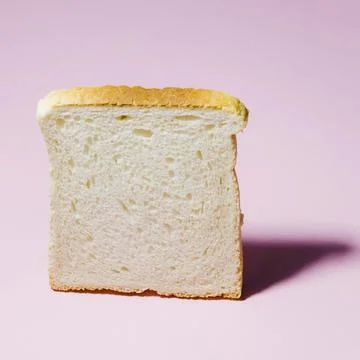 Slice bread with color background Stock Photos