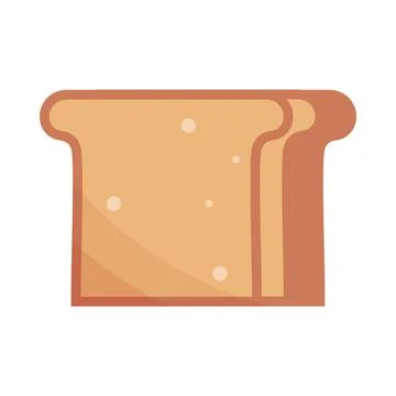 Slice bread icon Illustrazione stock