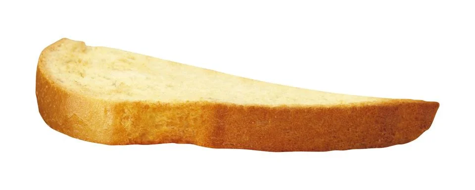 A slice of bread isolated Stock Photos