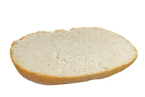 Slice bread isolated on white background Stock Photos