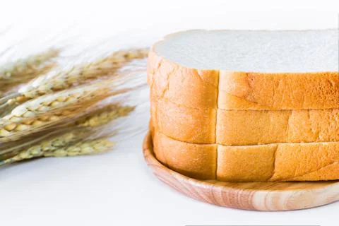 Slice of bread Stock Photos