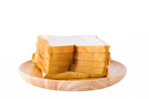Slice of bread Stock Photos
