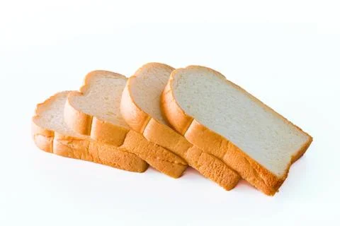 Slice of bread Stock Photos