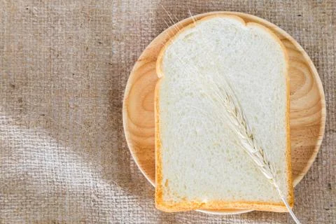 Slice of bread Stock Photos