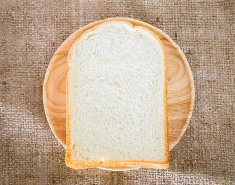 Slice of bread Stock Photos
