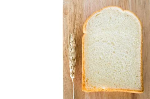 Slice of bread Stock Photos