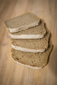 Slice of bread Foto stock