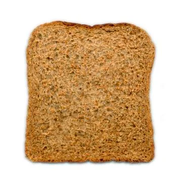 Slice of brown bread Stock Photos