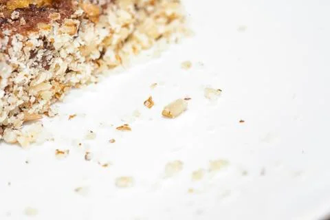 Slice of cake, close up Фото