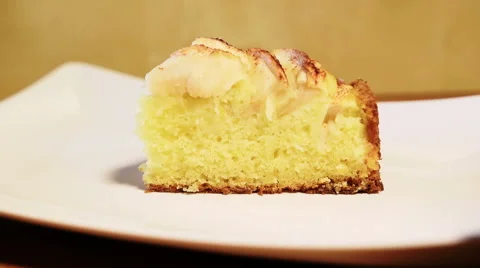 Slice of Cake Stock Footage 49286912